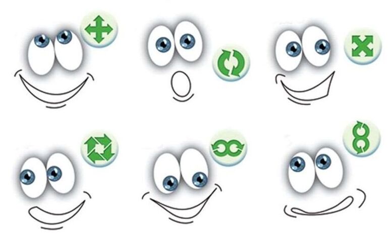 ćwiczenia oczu, aby przywrócić wzrok